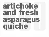 recipe for artichoke and fresh asparagus quiche