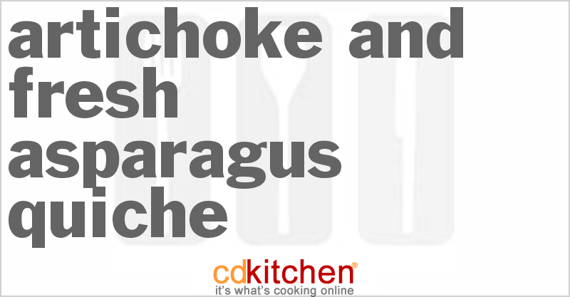 Artichoke and Fresh Asparagus Quiche - CDKitchen.com