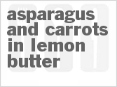 recipe for asparagus and carrots in lemon butter