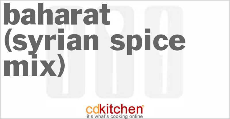 Baharat (Syrian Spice Mix) - CDKitchen.com