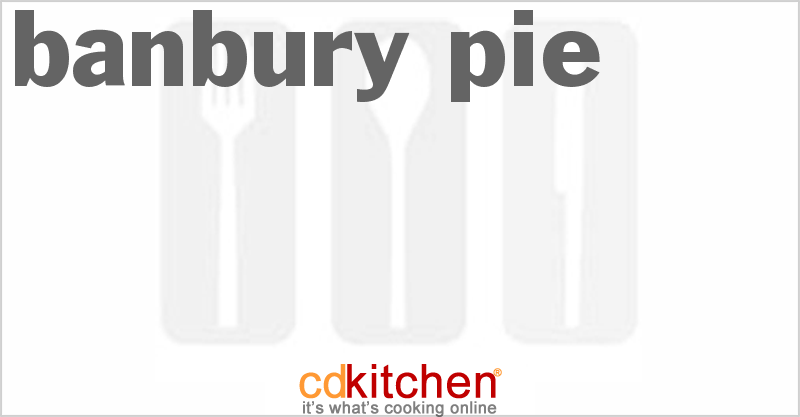 Banbury Pie - CDKitchen.com