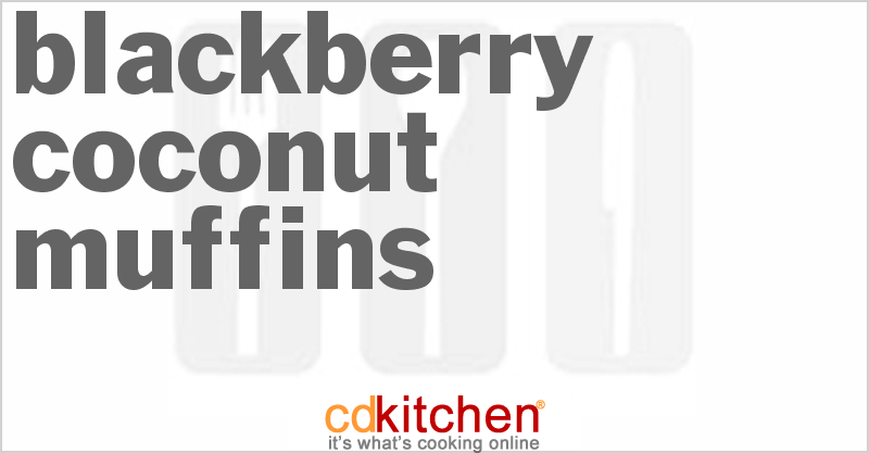 Blackberry Coconut Muffins - CDKitchen.com