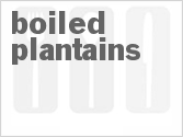 recipe for boiled plantains (africa)