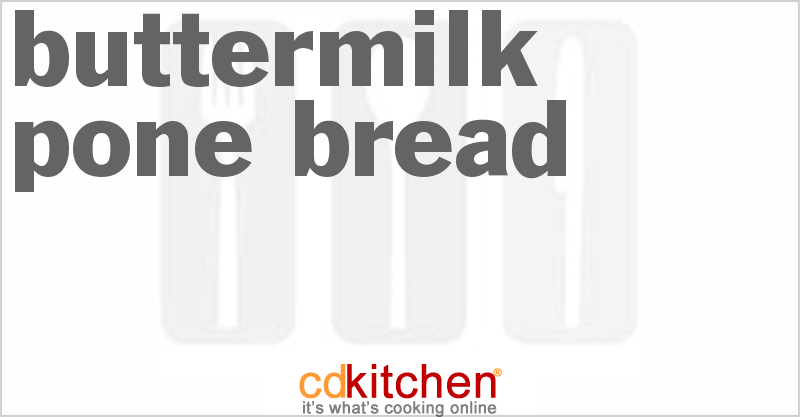 Buttermilk Pone Bread - CDKitchen.com