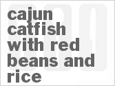 recipe for cajun catfish with red beans and rice