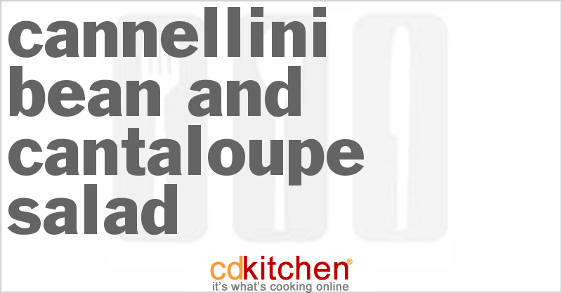 Cannellini Bean and Cantaloupe Salad - CDKitchen.com