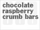 recipe for chocolate raspberry crumb bars
