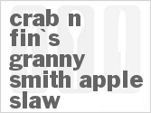 recipe for crab-n-fin's granny smith apple slaw