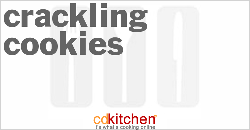Crackling Cookies - CDKitchen.com