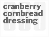 recipe for cranberry cornbread dressing