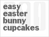recipe for easy easter bunny cupcakes