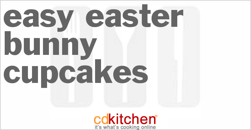 Easy Easter Bunny Cupcakes - CDKitchen.com