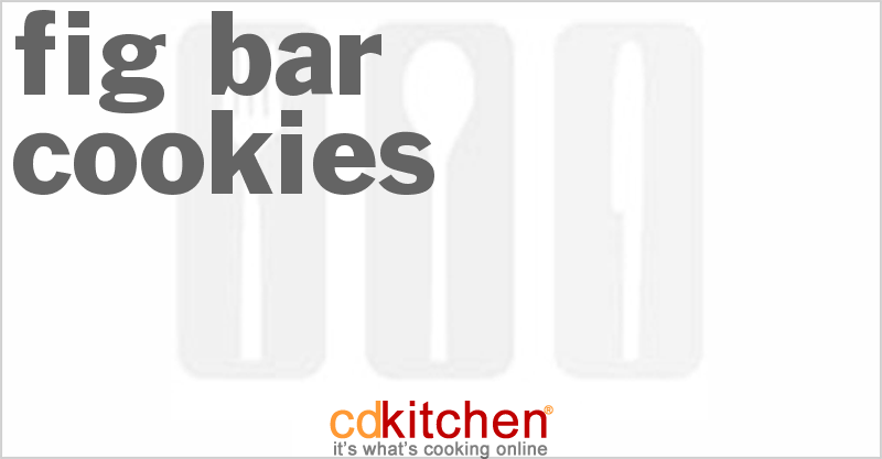 Fig-Bar Cookies - CDKitchen.com