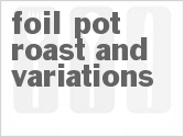 recipe for foil pot roast and variations