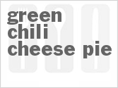 recipe for green chili cheese pie