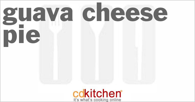 Guava Cheese Pie - CDKitchen.com