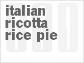 recipe for italian ricotta rice pie