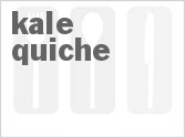 recipe for kale quiche