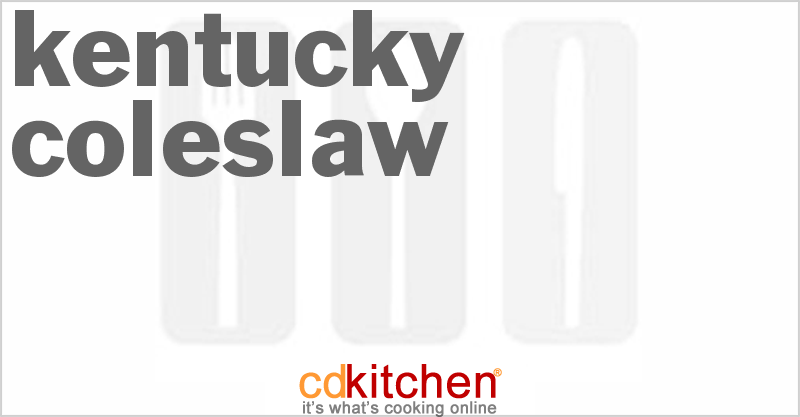 Kentucky Coleslaw - CDKitchen.com