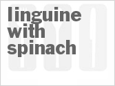 recipe for linguine with spinach