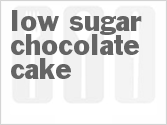 recipe for low sugar chocolate cake