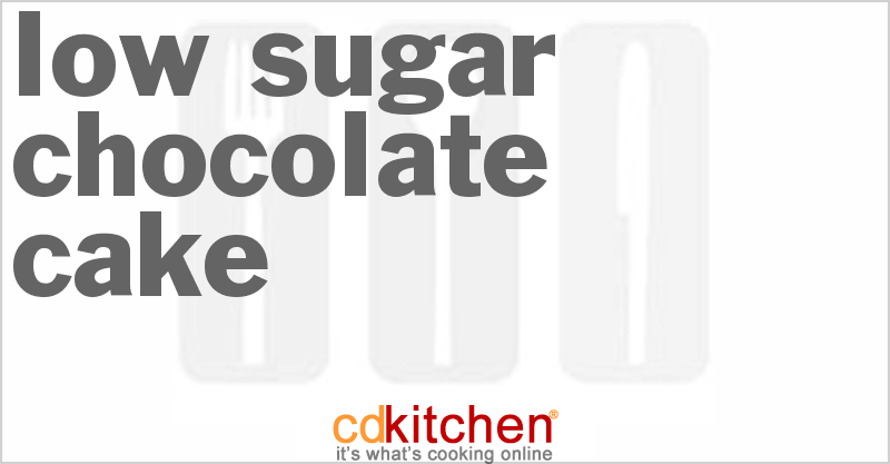Low Sugar Chocolate Cake - CDKitchen.com