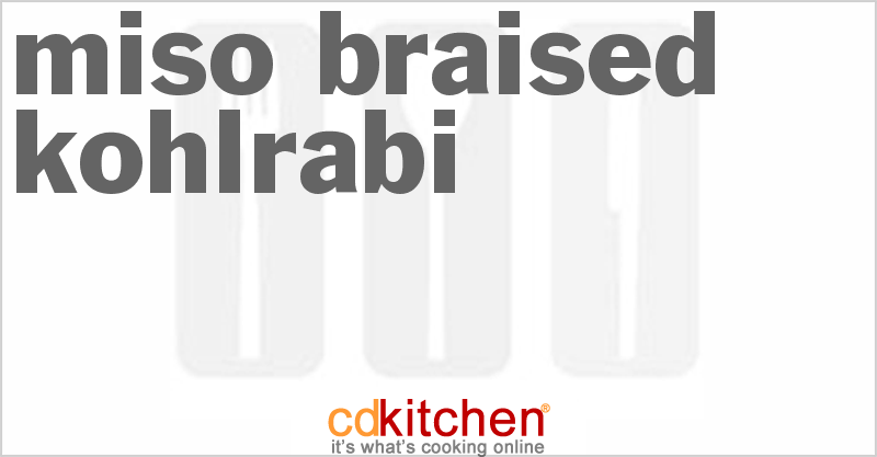 Miso Braised Kohlrabi - CDKitchen.com