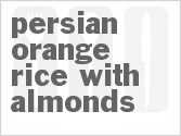 Persian Orange Rice With Almonds image
