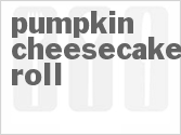 recipe for pumpkin cheesecake roll