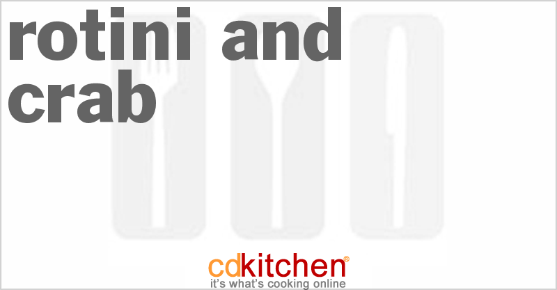 Rotini And Crab - CDKitchen.com