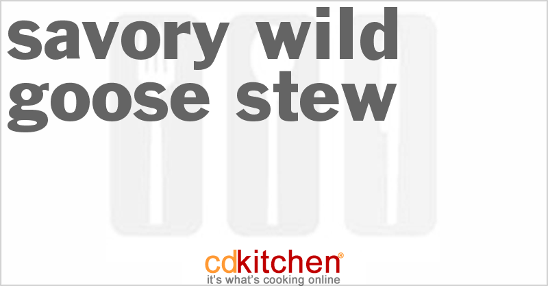 Savory Wild Goose Stew - CDKitchen.com