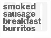 recipe for smoked sausage breakfast burritos