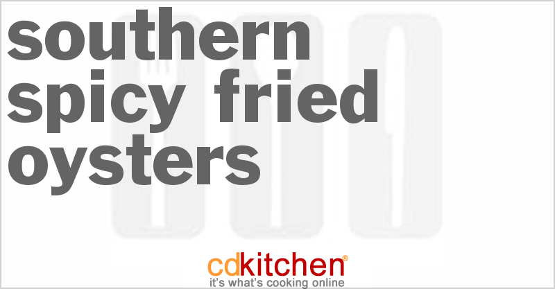 Southern Spicy Fried Oysters - CDKitchen.com
