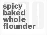 recipe for spicy baked whole flounder