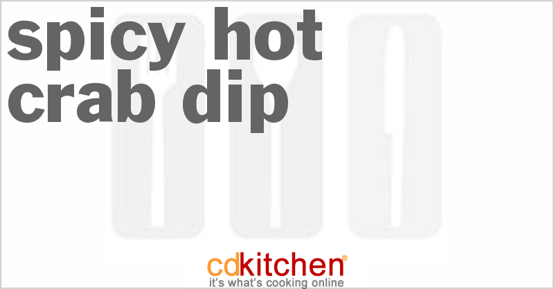 Spicy Hot Crab Dip - CDKitchen.com