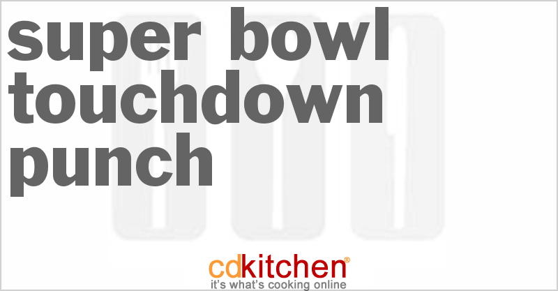 Super Bowl Touchdown Punch - CDKitchen.com