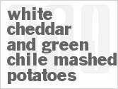 recipe for white cheddar and green chili mashed potatoes