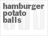 Hamburger Potato Balls