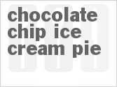 Chocolate Chip Ice Cream Pie