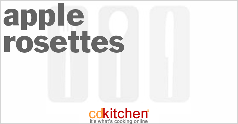 Apple Rosettes - CDKitchen.com