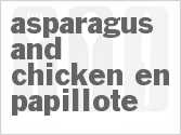 recipe for asparagus and chicken en papillote
