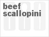 recipe for beef scallopini