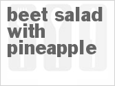 recipe for beet salad with pineapple