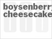 recipe for boysenberry cheesecake