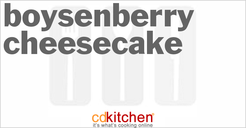 Boysenberry Cheesecake - CDKitchen.com