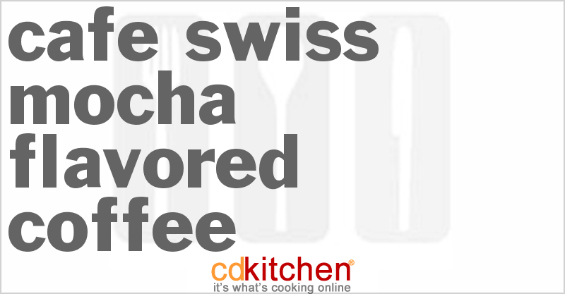 Cafe Swiss Mocha Flavored Coffee - CDKitchen.com