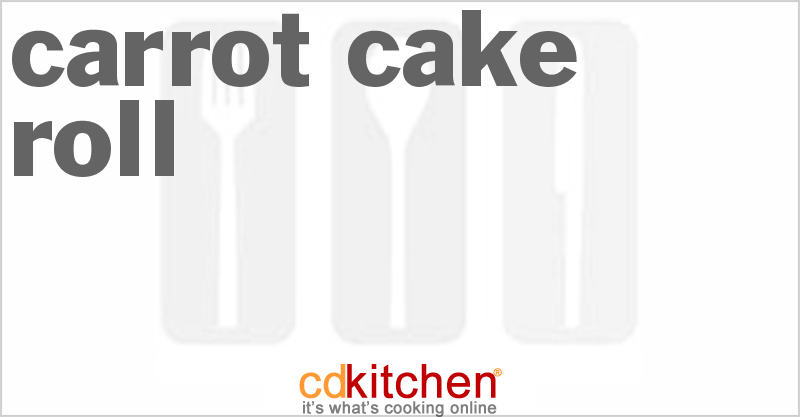 Carrot Cake Roll - CDKitchen.com
