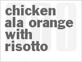 recipe for chicken ala orange with risotto