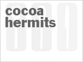 Cocoa Hermits Recipe