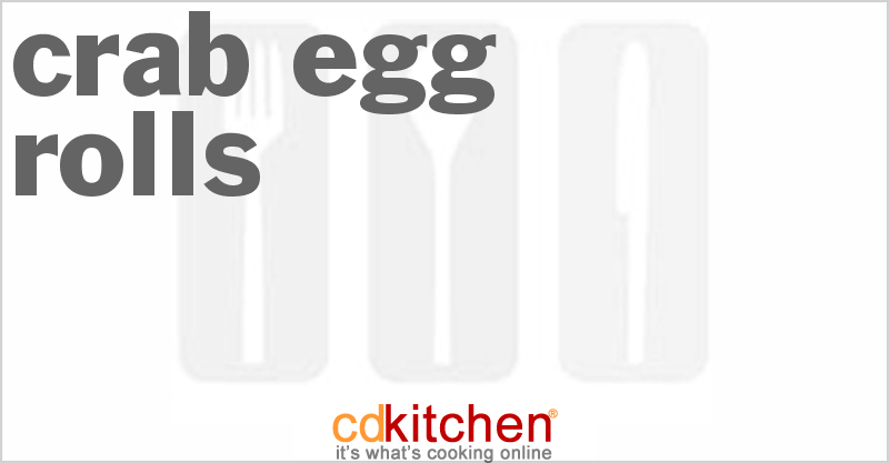 Crab Egg Rolls - CDKitchen.com